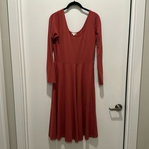 Leith long sleeve Midi Dress